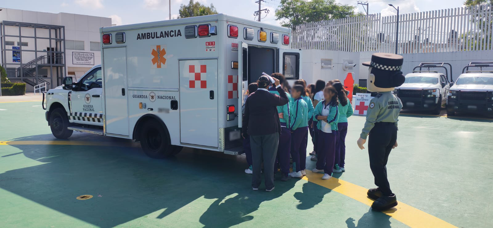 GUARDIA NACIONAL ORGANIZA VISITA GUIADA EN LAS INSTALACIONES DE AGUASCALIENTES