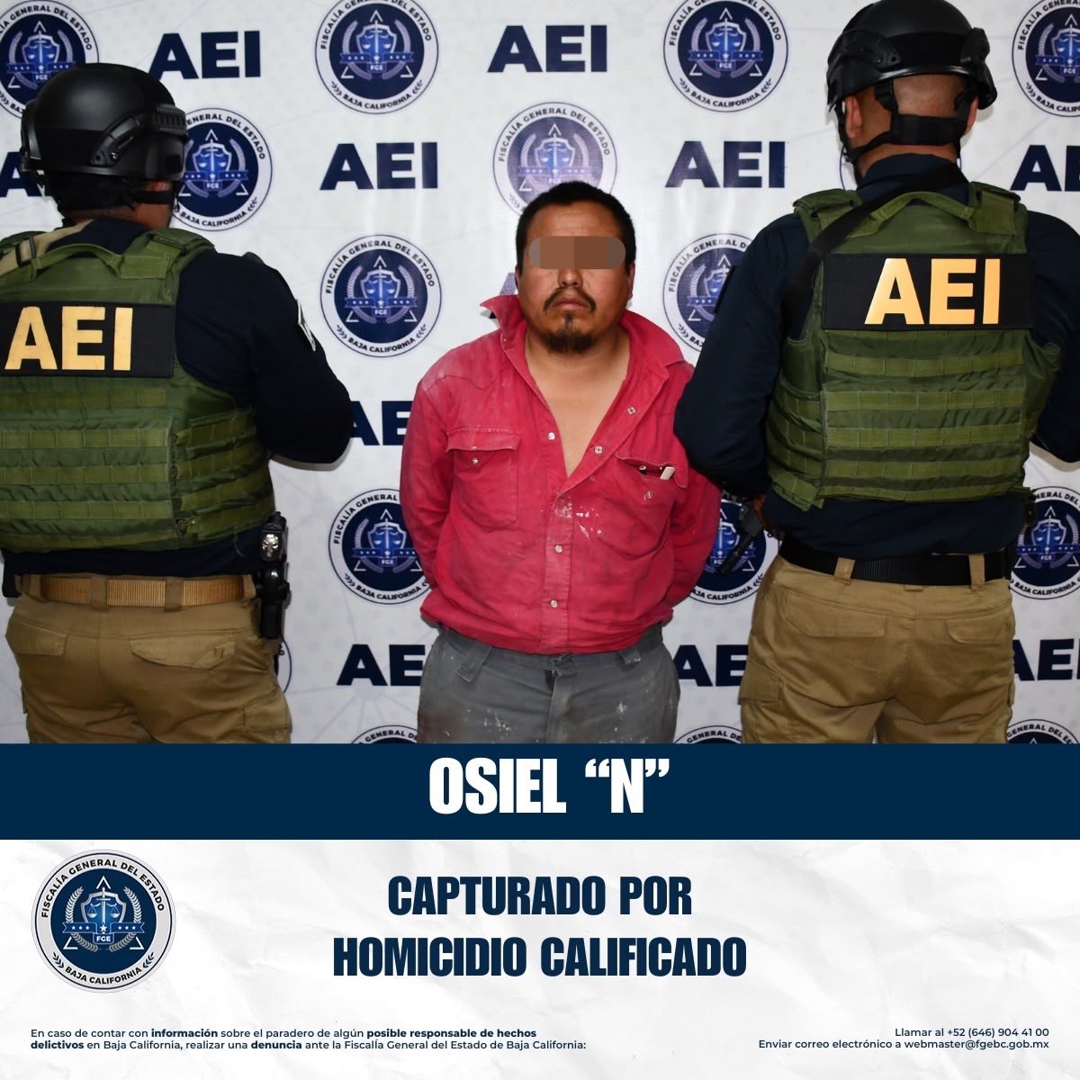 Detenido con orden de aprehensión por colaboración con el estado de Hidalgo por homicidio calificado