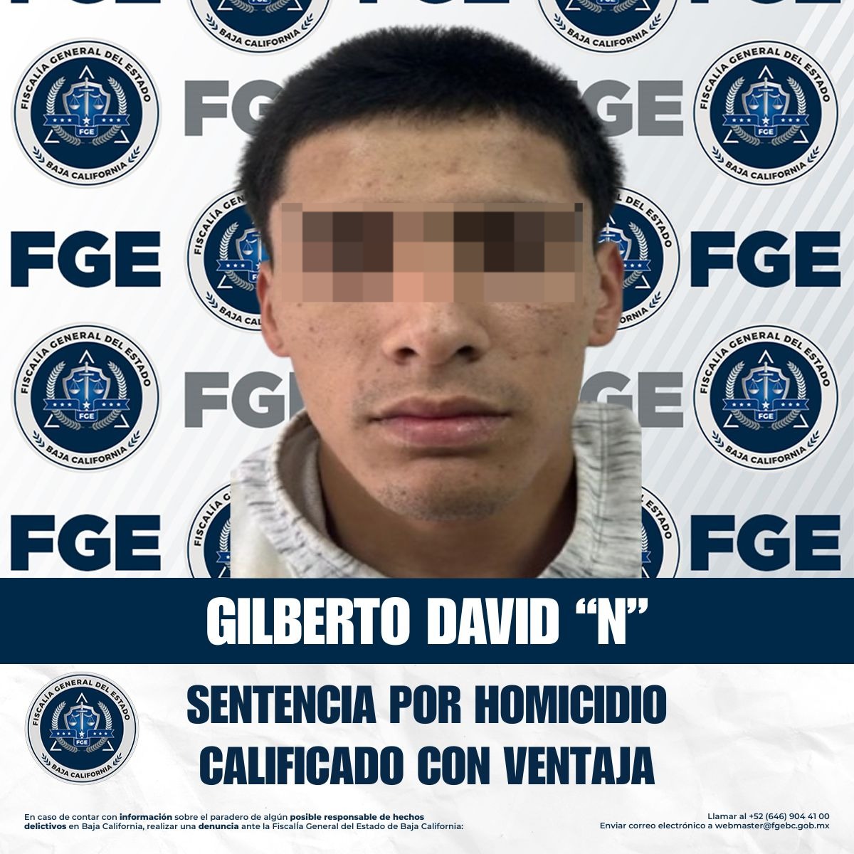 Sentencian a 20 años de prisión a responsable de homicidio en Playas de Rosarito