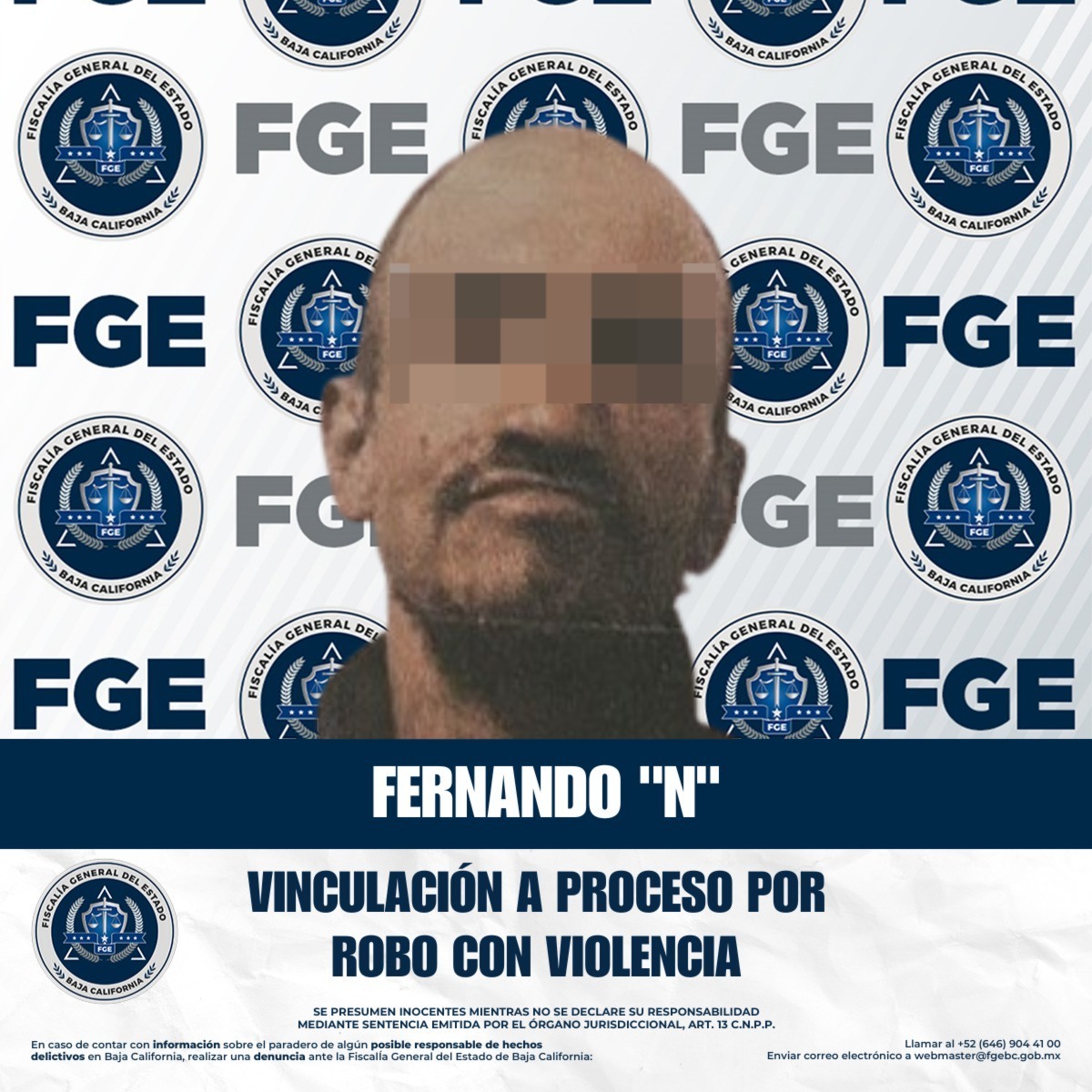 Hombre es vinculado a proceso por robo con violencia