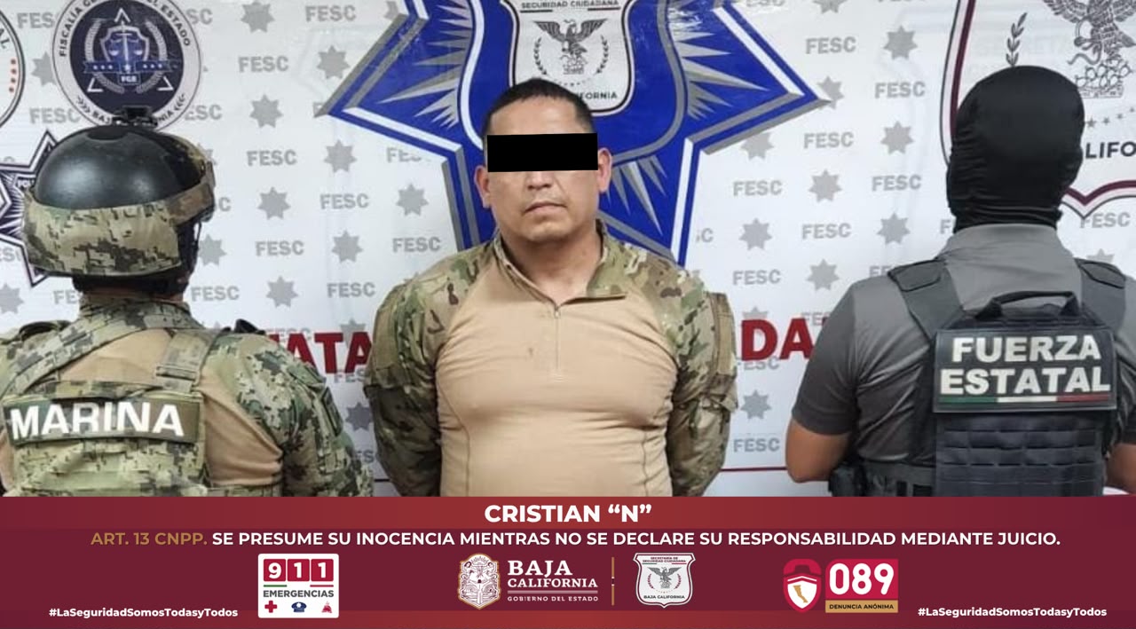 Cae en el valle de Mexicali “El Muerto” objetivo delictivo clave