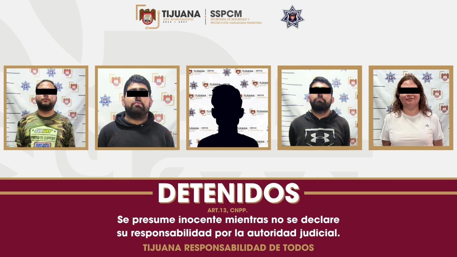 Capturan agentes de la Policía Municipal a cuatro personas por presuntamente obstaculizar una intervención policial