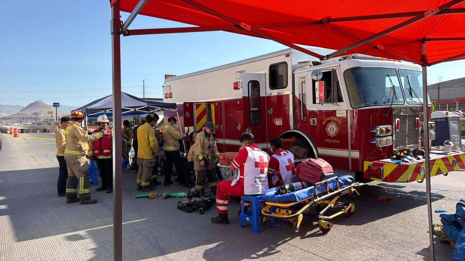 Reporte de relevancias de la dirección de bomberos de Tijuana del 14 al 15 de julio del 2026