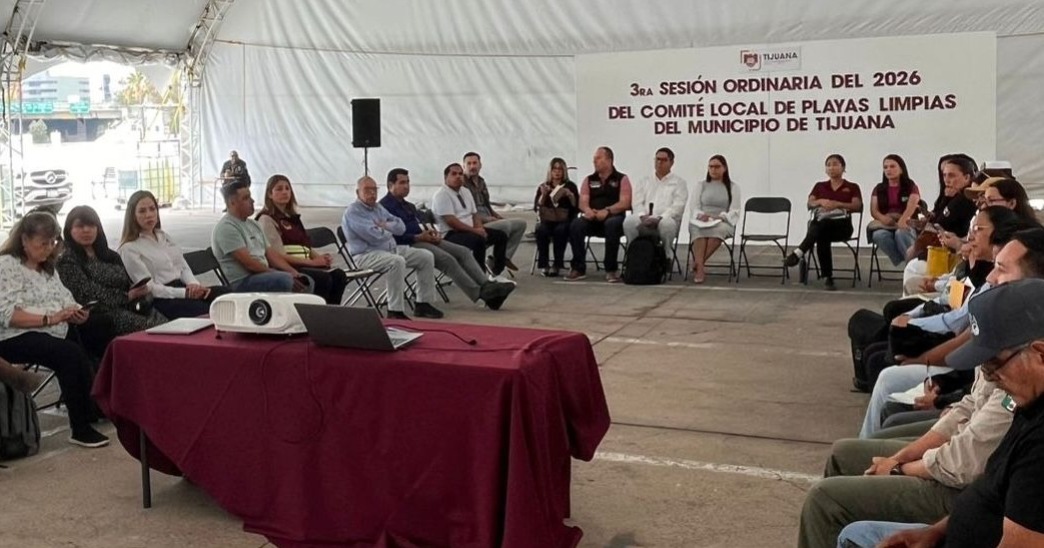 Participa COEPRIS BC en la sesión de comité de playa limpia de Tijuana