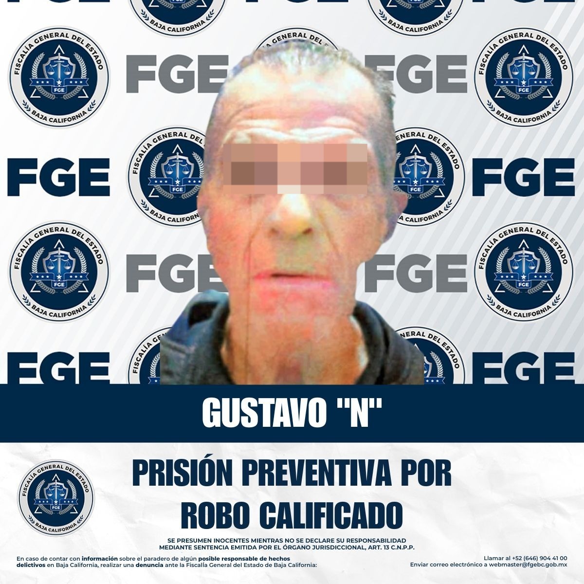 Obtiene fge reapertura de proceso y prisión preventiva contra imputado por robo a comercio