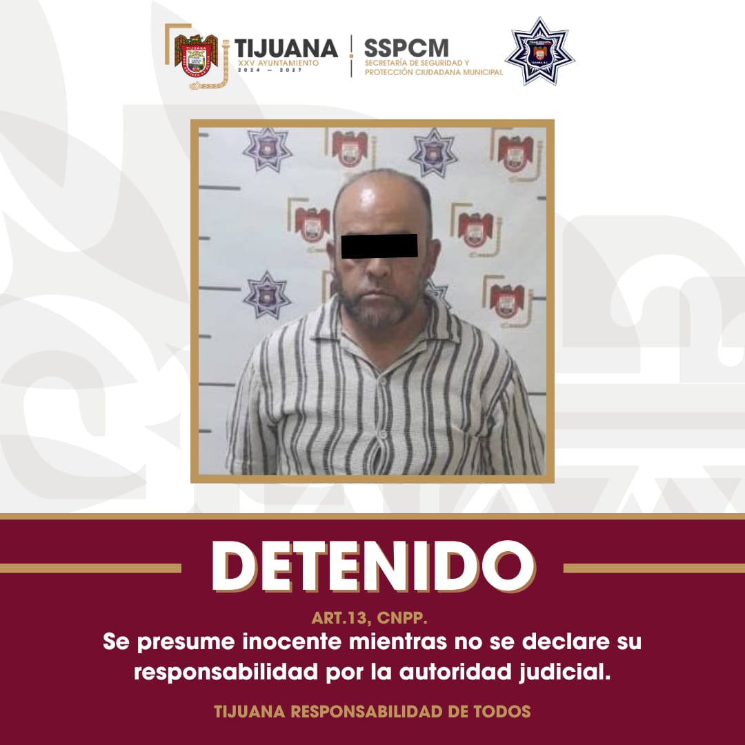 Detiene Policía Municipal a hombre por presunto intento de robo a comercio