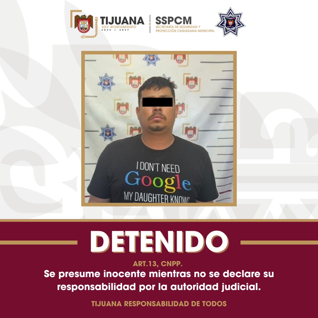 Detiene Policía Municipal a hombre por presunta falsedad de declaraciones tras reporte de robo