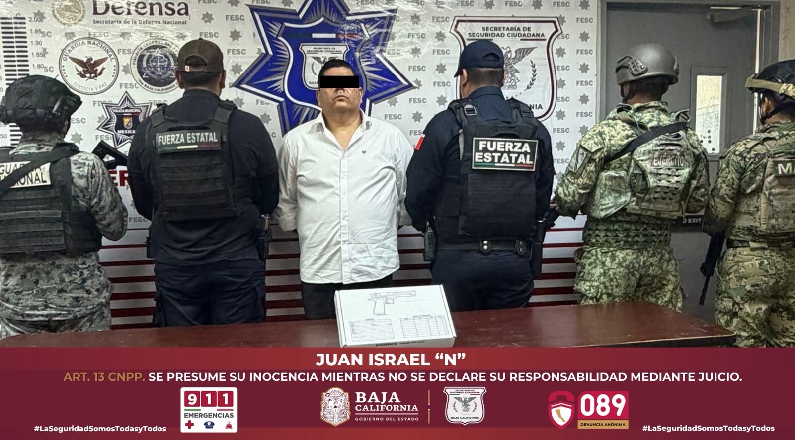 Captura fuerza estatal a ex municipal armado