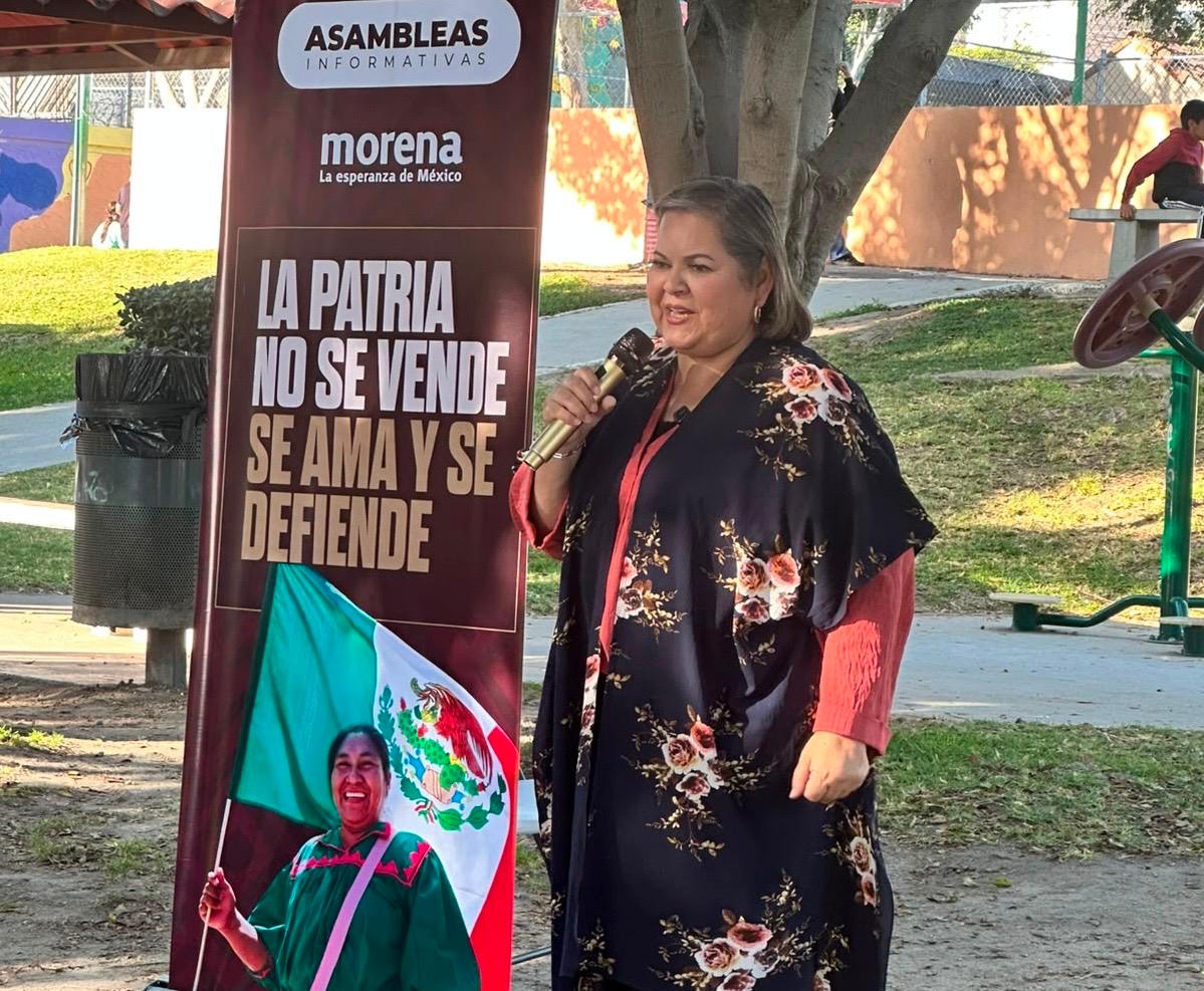 Convoca Eva Moreno a fortalecer la defensa de la soberanía nacional desde la organización ciudadana