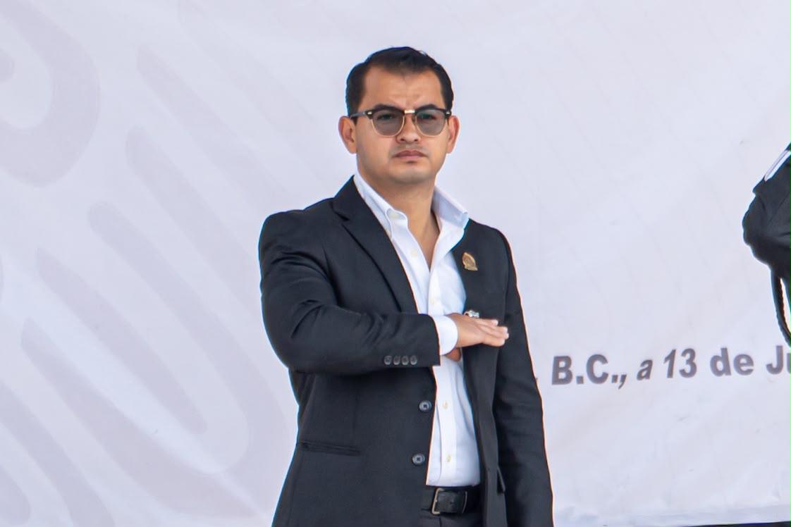 Asiste alcalde Abdiel Gutiérrez a toma de protesta del coordinador interino del  Batallón de Apoyo para la Administración y Operación de Aduanas de la Guardia Nacional