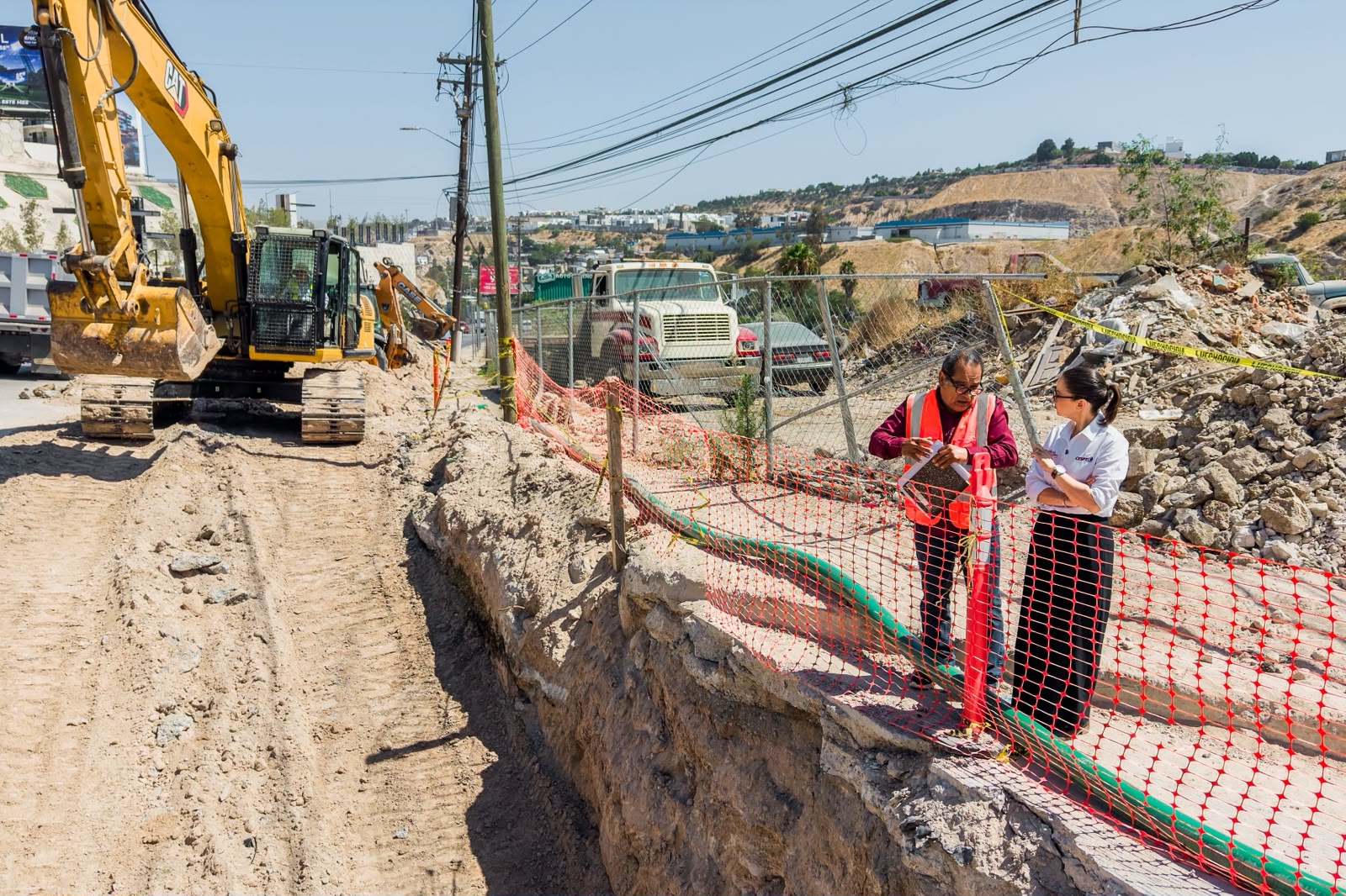 Avanza CESPT en la rehabilitación del colector ensenada para fortalecer el saneamiento en Tijuana