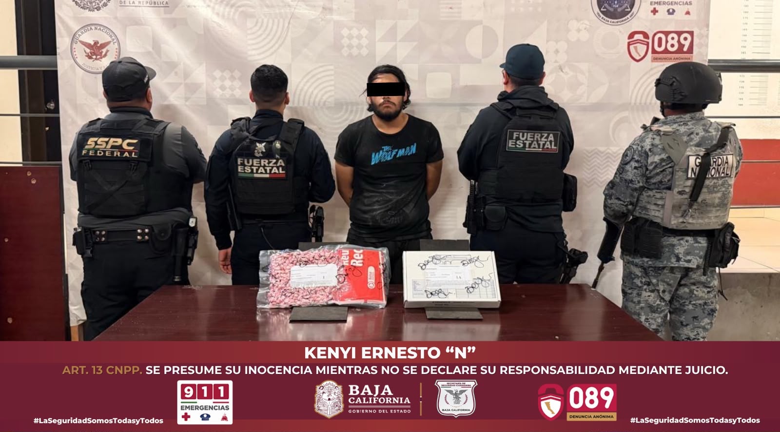 Acción coordinada resulta en detención de sujeto armado en la zona norte de Tijuana