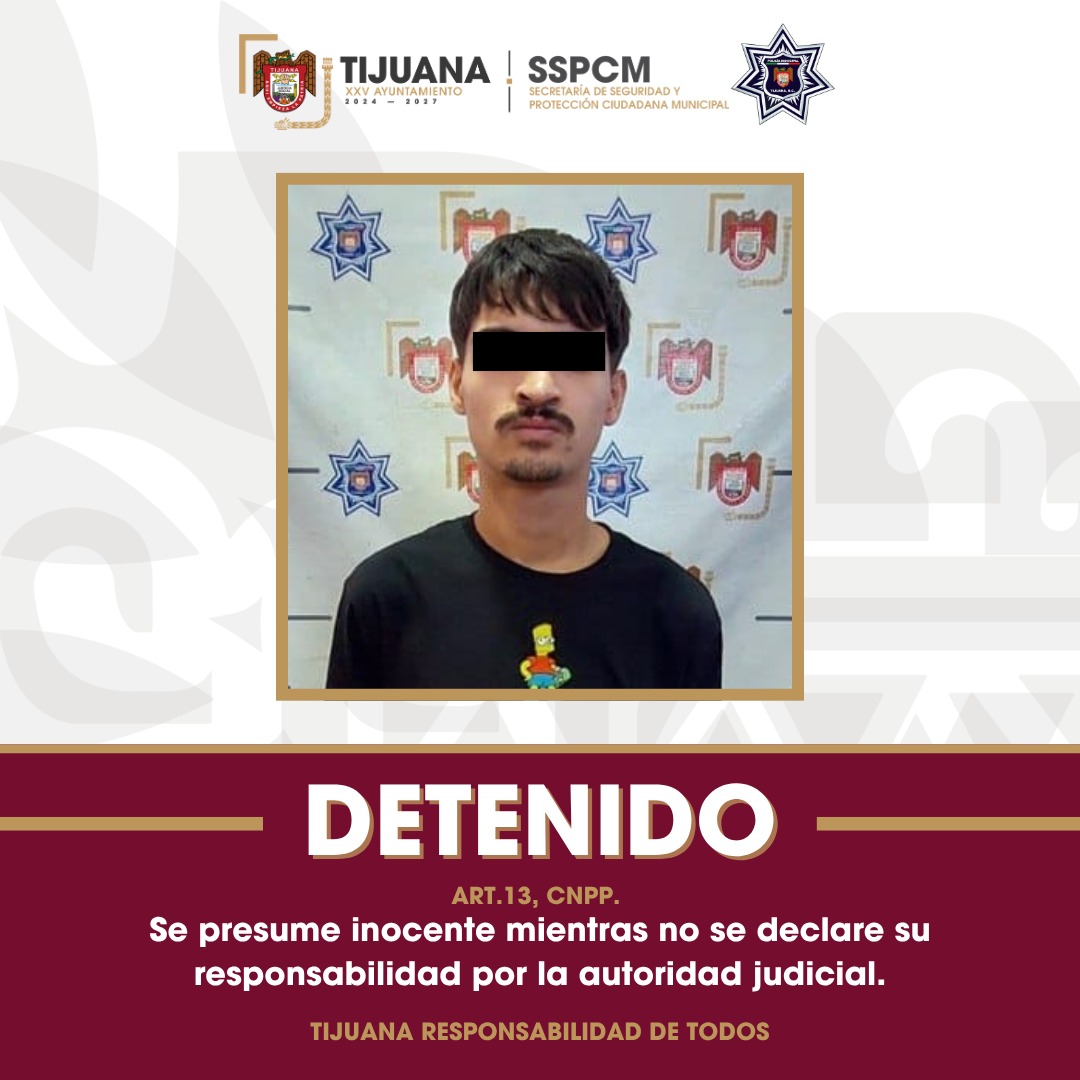 Detiene SSPCM a hombre por presunta violencia contra una mujer